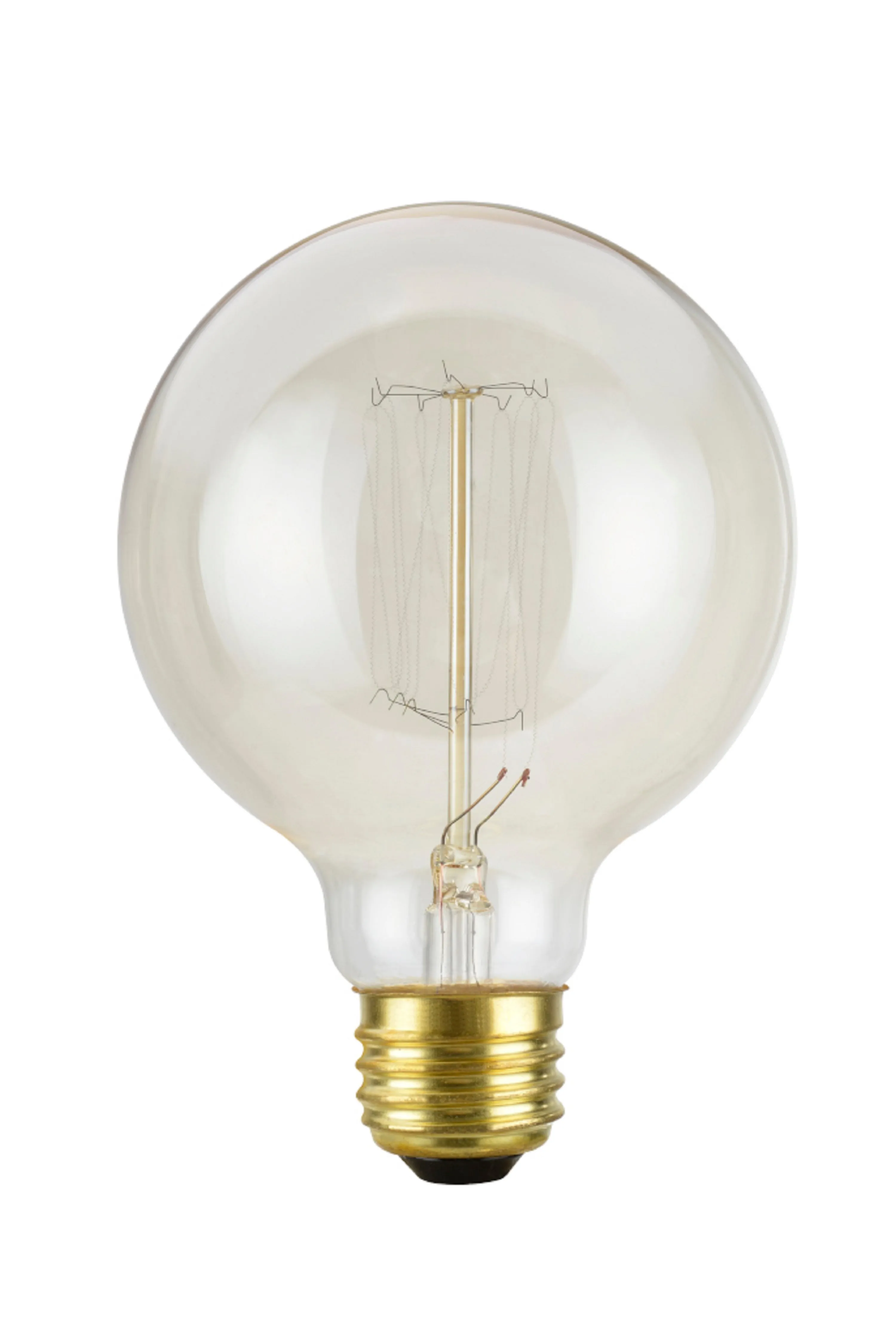 # 10002  G30 Vintage Edison Filament Light Bulb, 60 Watt, E26 Medium Base, 6 Pack