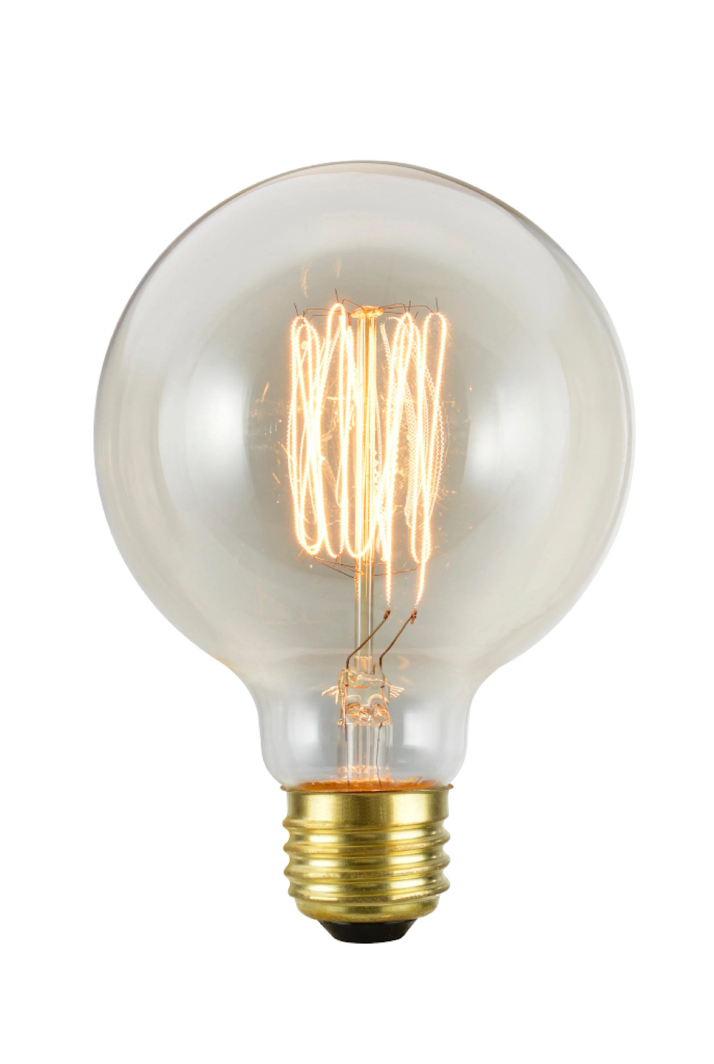 # 10002  G30 Vintage Edison Filament Light Bulb, 60 Watt, E26 Medium Base, 6 Pack