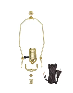 # 21011 Make-A-Lamp Kit in Polished Brass, 1 Pack