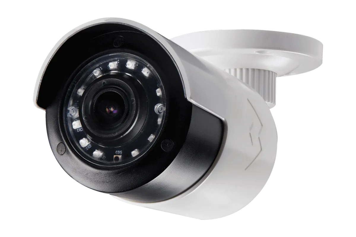 1080p Camera System with 10 Outdoor Cameras - 4 Wide Angle Cameras, 160 Degree View and 6 Bullet Security Cameras