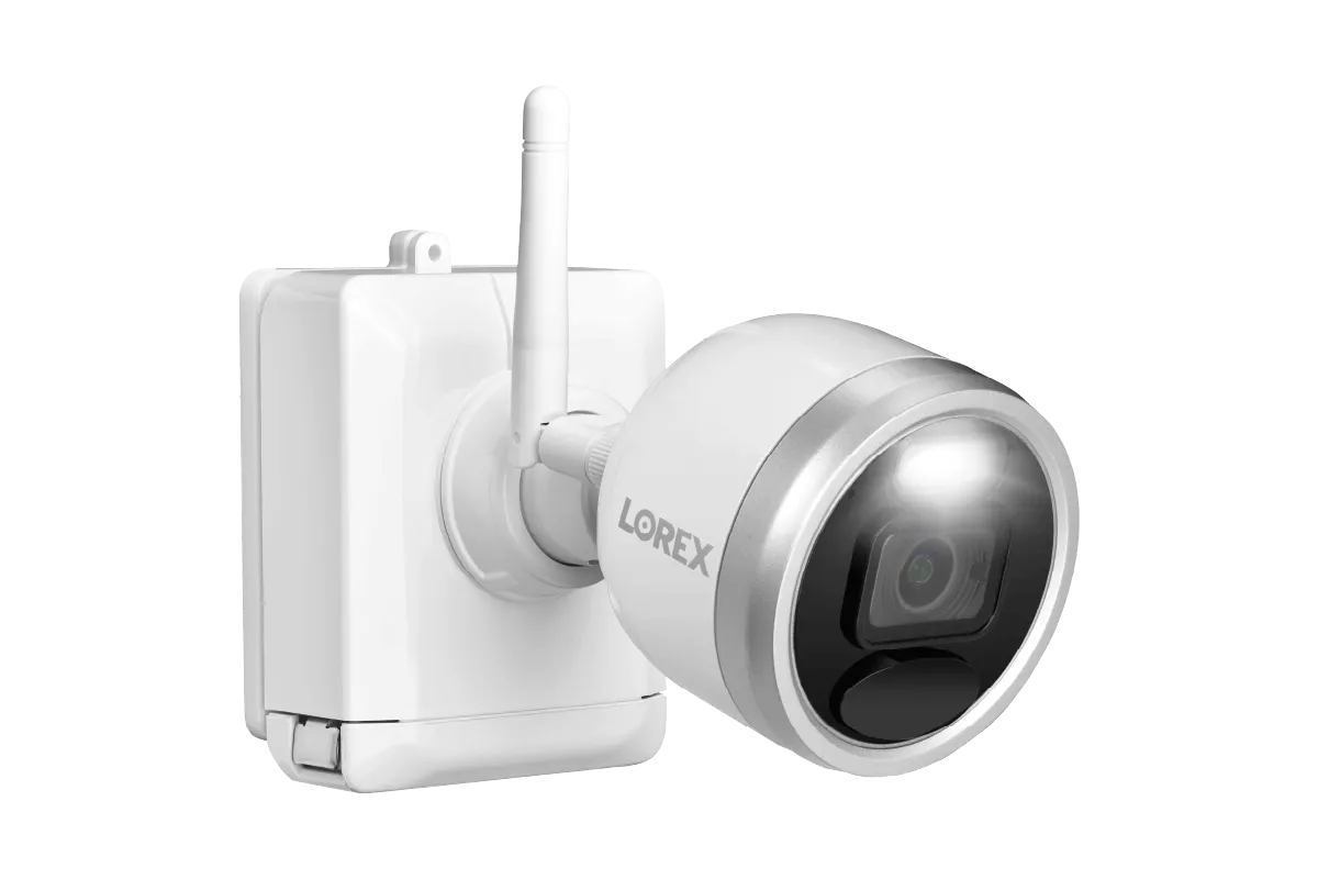 1080p HD Wire-Free Security System with 4 Battery-Operated Active Deterrence Cameras and Person Detection