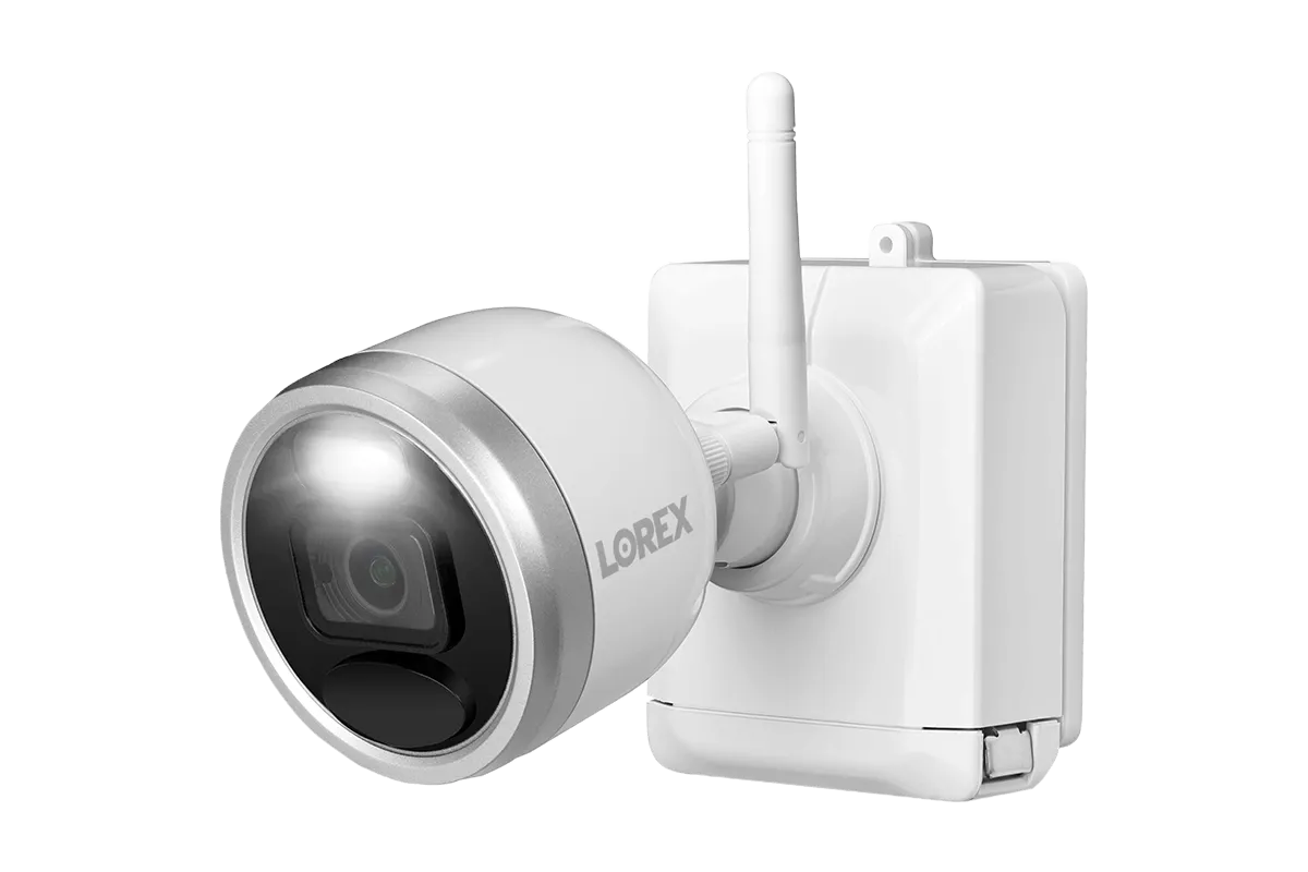 1080p HD Wire-Free Security System with 6 Battery-Operated Active Deterrence Cameras and Person Detection