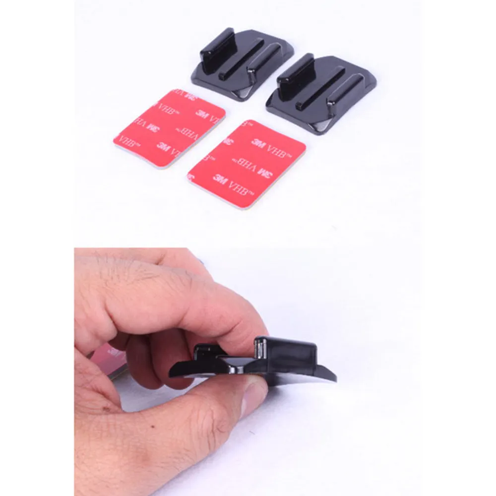 3M Curved Adhesive Sticky Pad Mounts Compatible For GoPro Hero 9 Black