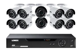 4K HD 16 Channel Security System with 10 Ultra HD 4K Outdoor Cameras, 135ft night vision