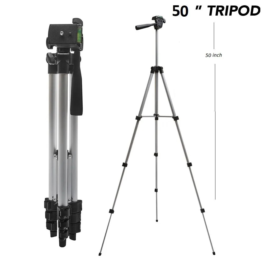 50 Inch Aluminum Camera Tripod