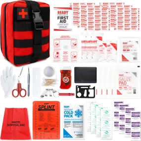 72HRS Molle First Aid Kit - Compact (Red)