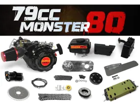 79cc Monster 80 Bike Engine Kit - Complete 4-Stroke Kit