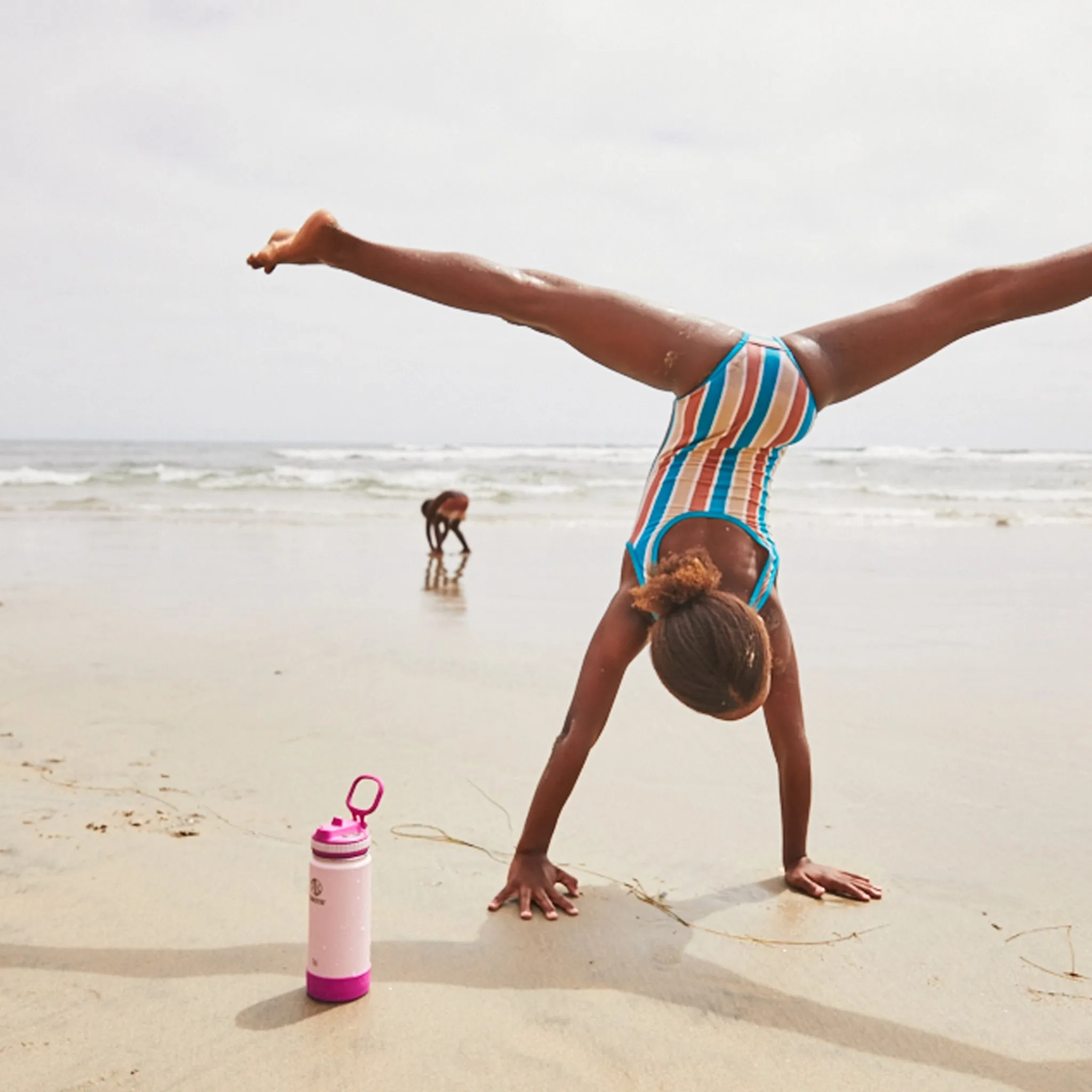 Actives Kids Water Bottle With Straw Lid