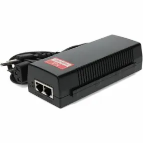 Addon 30W 10/100/1000M POE Injector with plastic shell (10/100/1000Base-T, 30W,1/2( ),3/6(-))