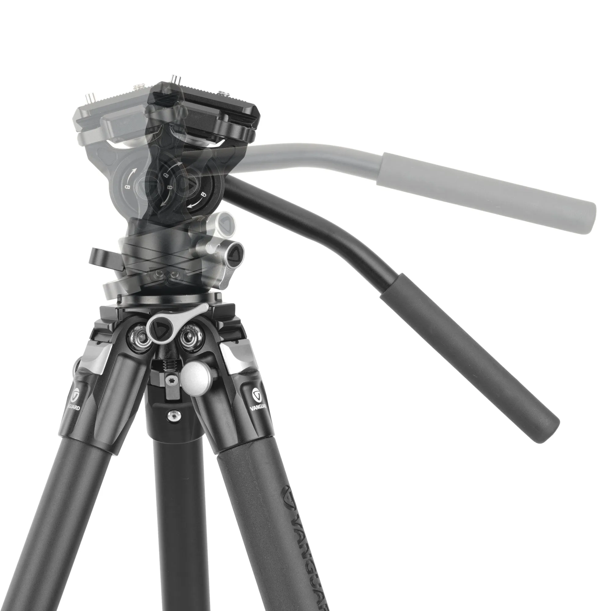 Alta Pro 3VLT 235AV 10 - Aluminium Travel Tripod with levelling base and video head - 5kg load capacity