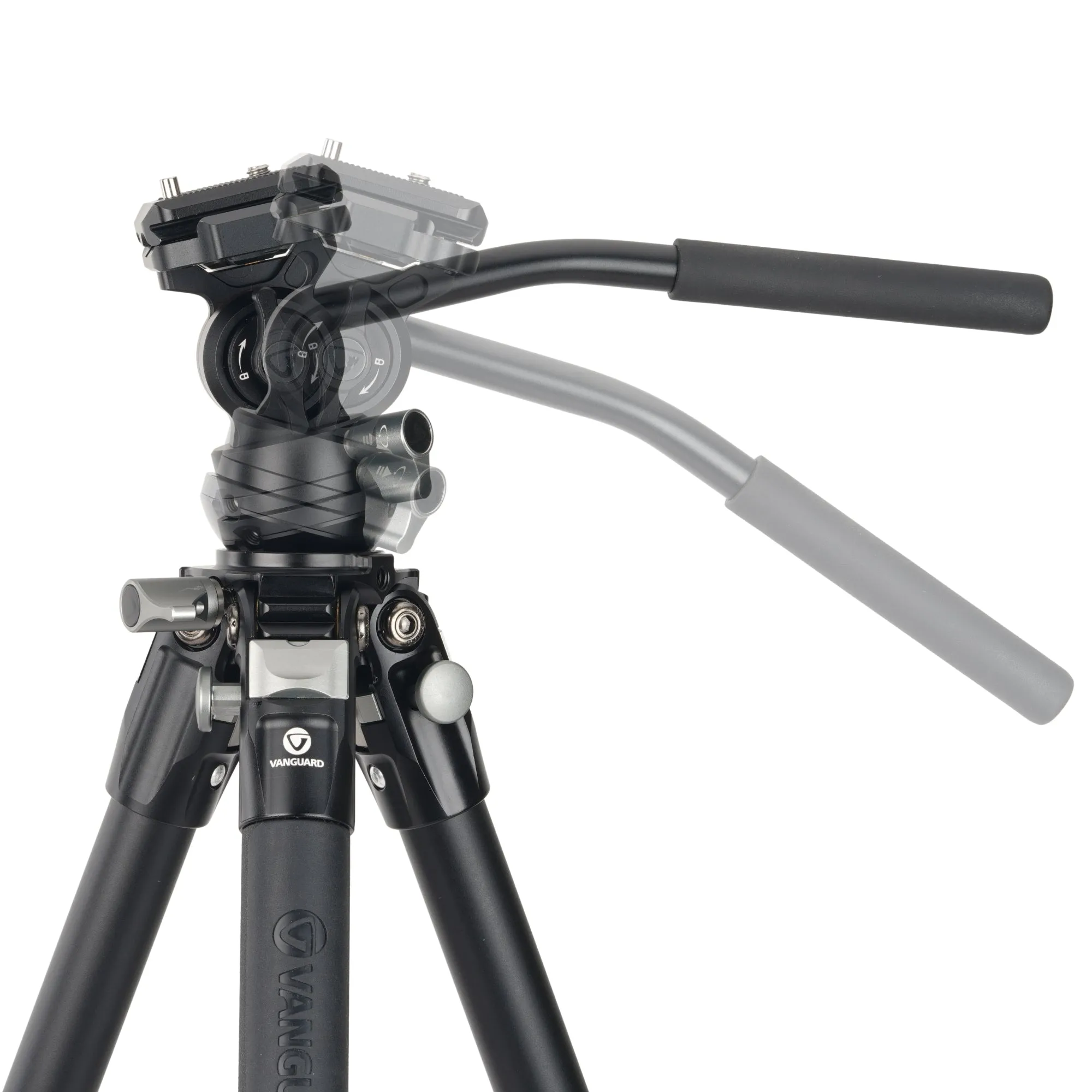 Alta Pro 3VLT 235AV12 Aluminum Travel Tripod w/ Counterbalancing Video Head