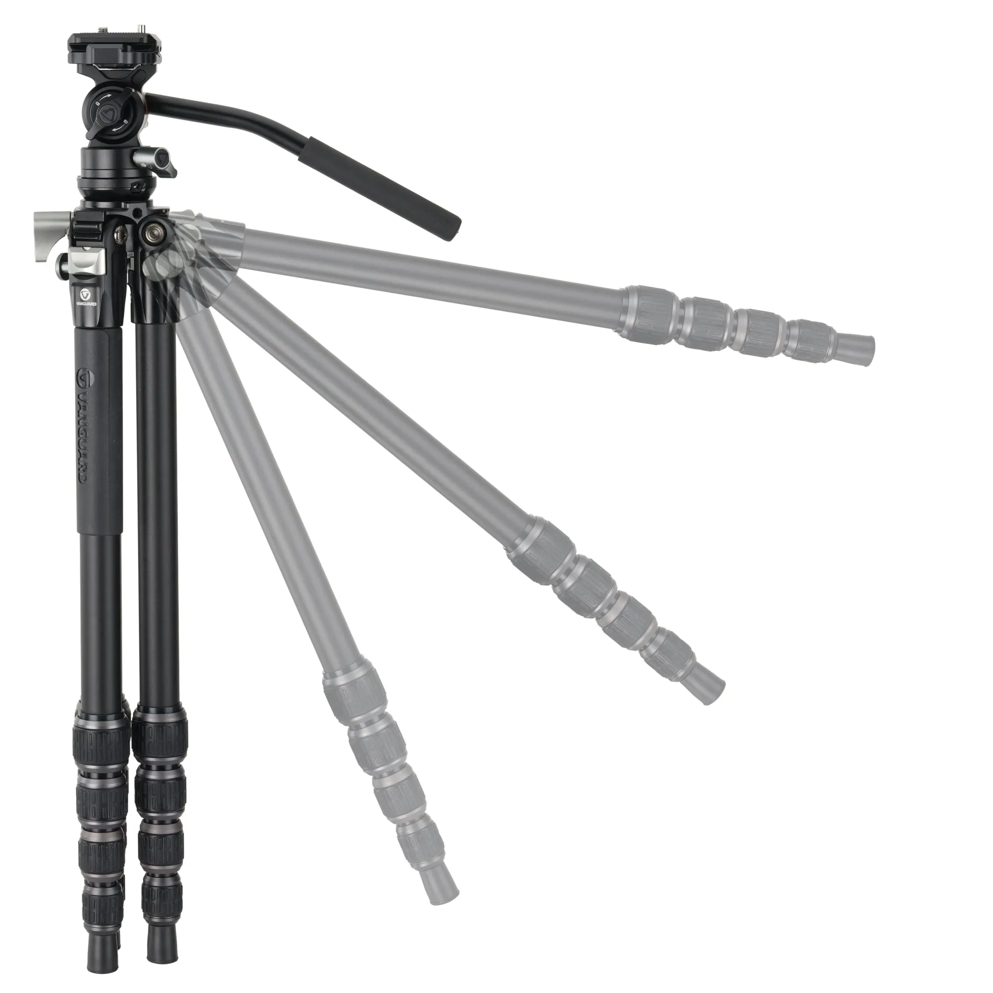 Alta Pro 3VLT 235AV12 Aluminum Travel Tripod w/ Counterbalancing Video Head