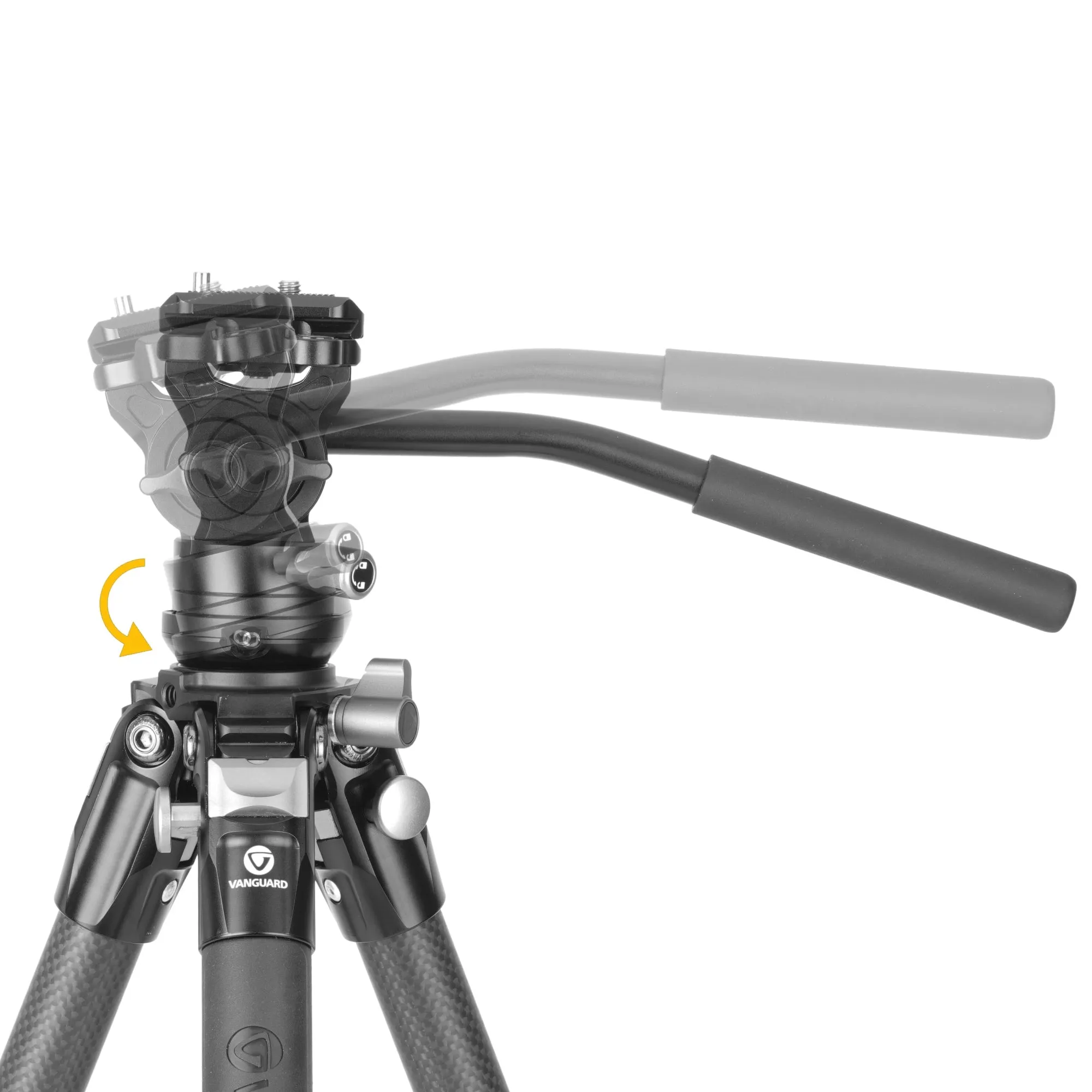 Alta Pro 3VLT 235CV 10 - Carbon Travel Tripod with levelling base and video head - 5kg load capacity