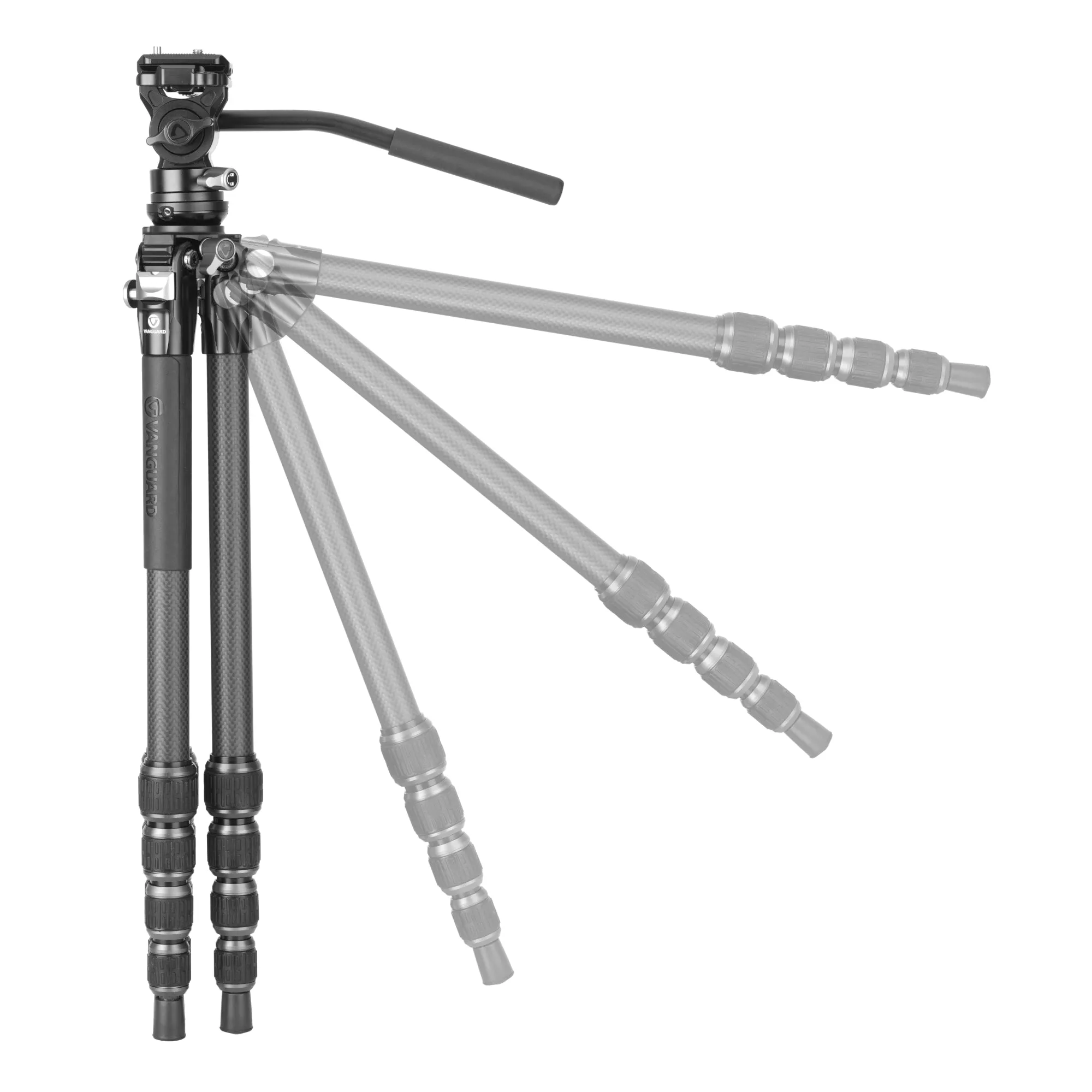 Alta Pro 3VLT 235CV10 Carbon Travel Tripod w/ Counterbalancing Ultra-Compact Video Head