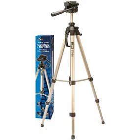 Aluminum Tripod with 3 Way Pan & Tilt Head , 66"