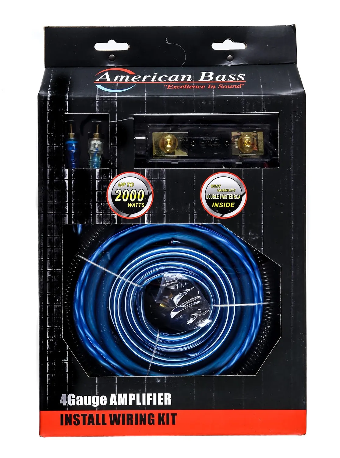 American Bass 4 Gauge Amplifier Kit