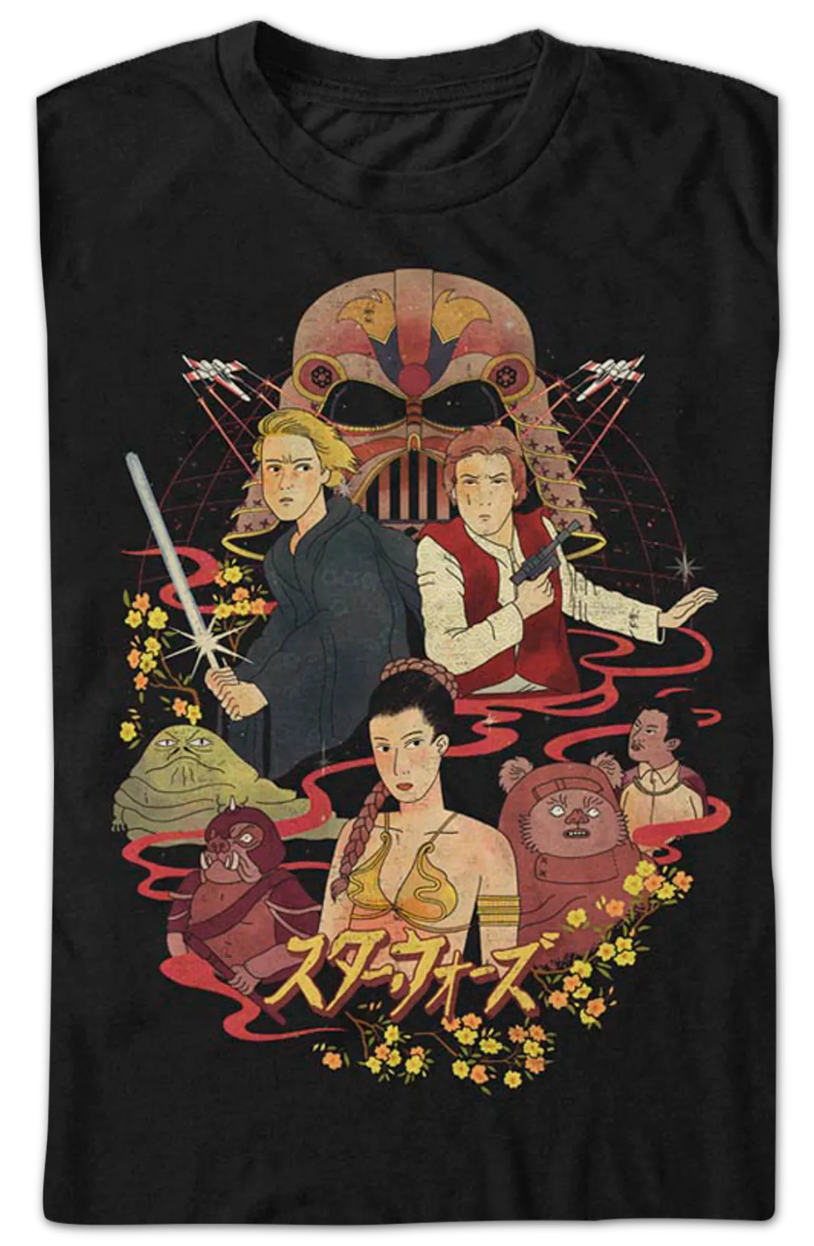 Animated Return Of The Jedi Collage Star Wars T-Shirt