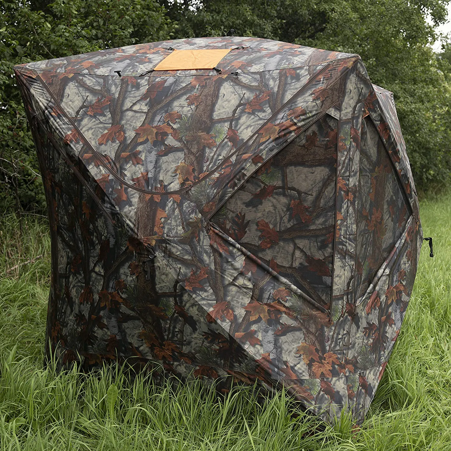 Barronett Blinds Tag Out Pop Up Hunting Blind, Bloodtrail Woodland (Open Box)