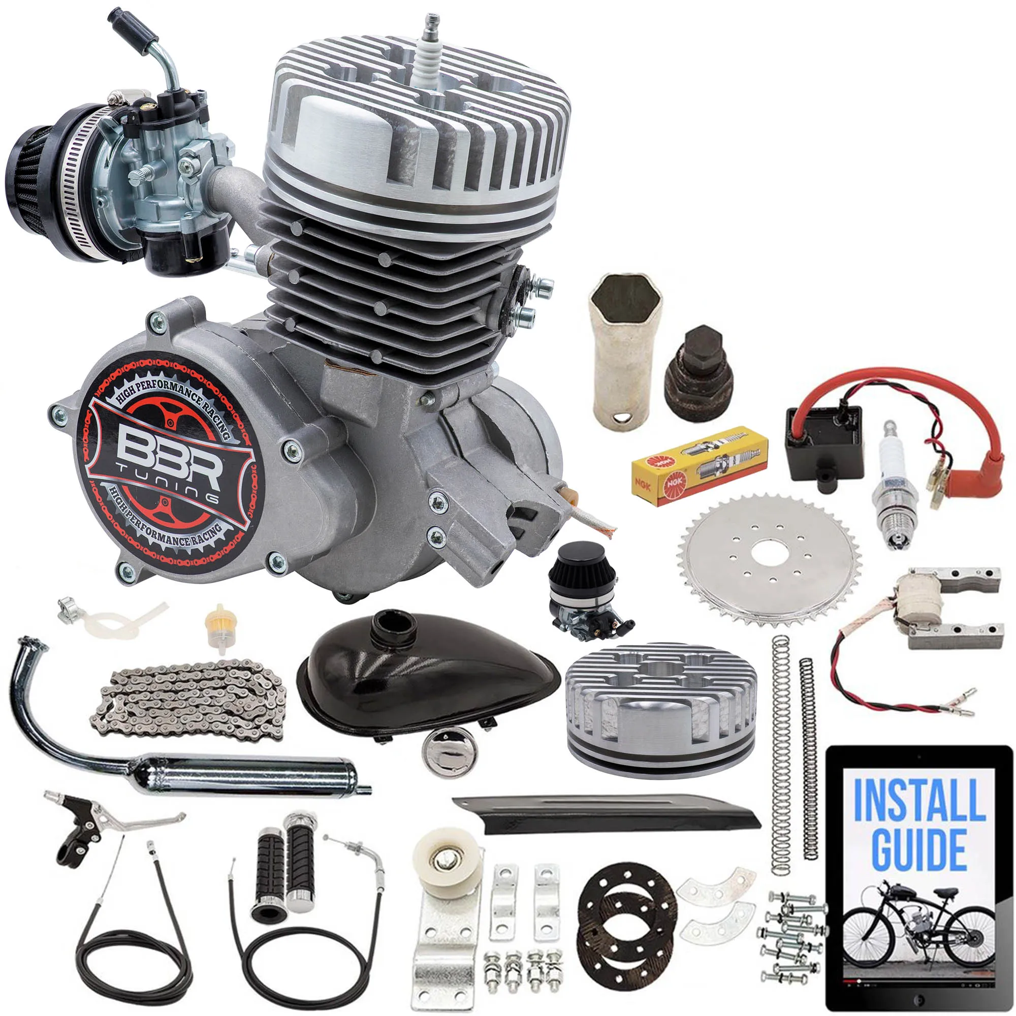 BBR Tuning Racing Series Stage 3 66/80cc 2-Stroke Engine Kit