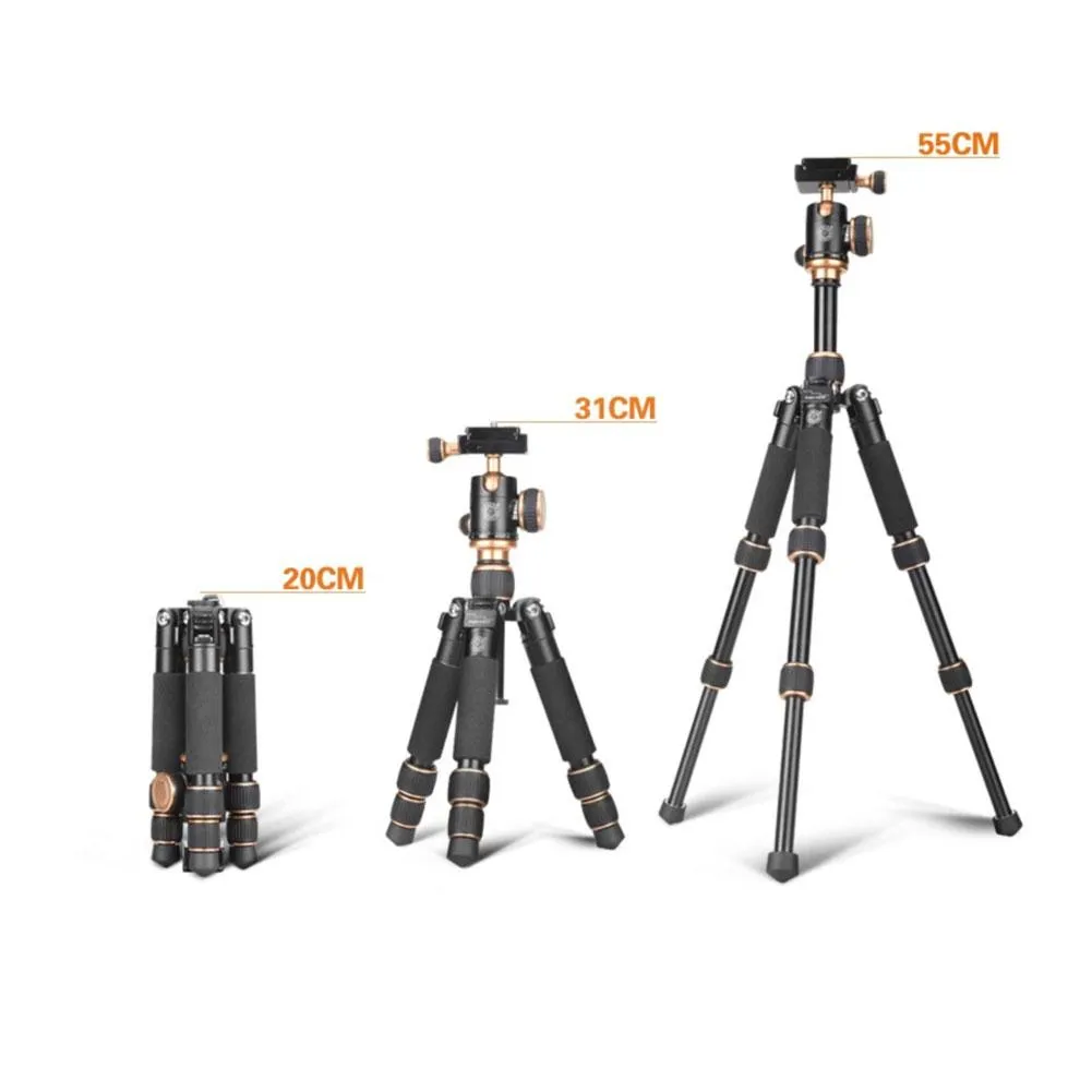 Beike Q166 Aluminium Mini Portable Tripod with Ball Head (DEMO STOCK)