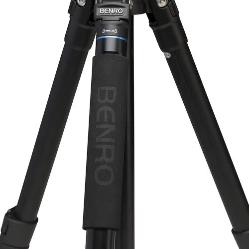 Benro Reverse-Folding Aluminum Travel Tripod with S4Pro Fluid Video Head