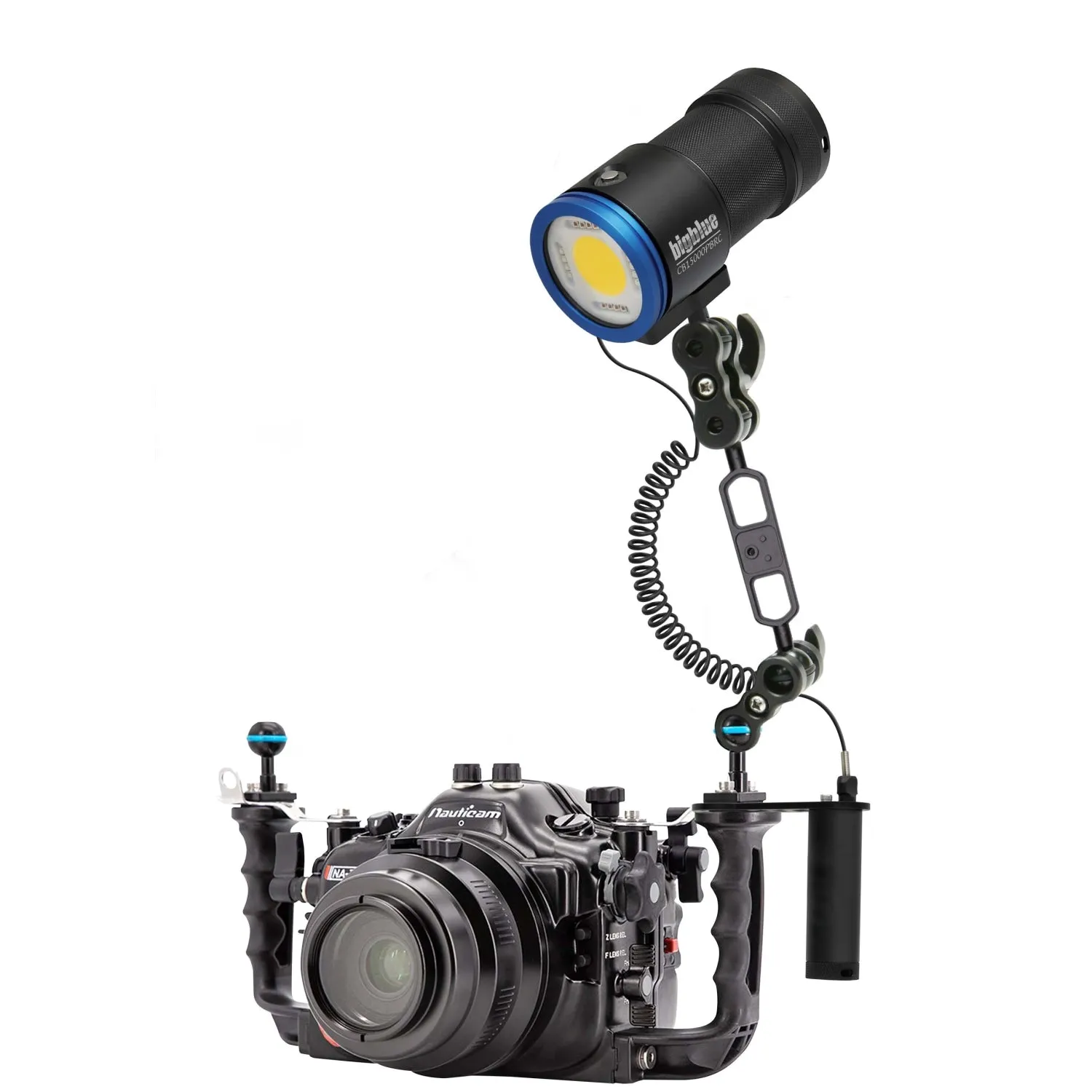 BigBlue 15,000 Lumen Video Light RC-Ready, Warm White w/ Red and Blue Modes