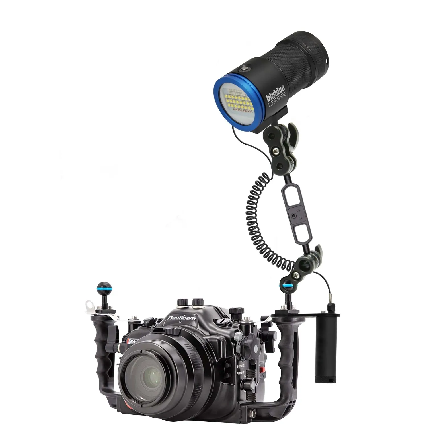 BigBlue 18,000 Lumen Video Light with Blue Mode Plus Remote Control - Black