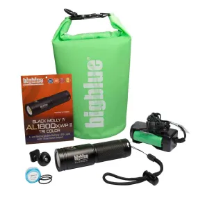 BigBlue Dive Lights Black Molly IV Video Light (1800 Lumen)