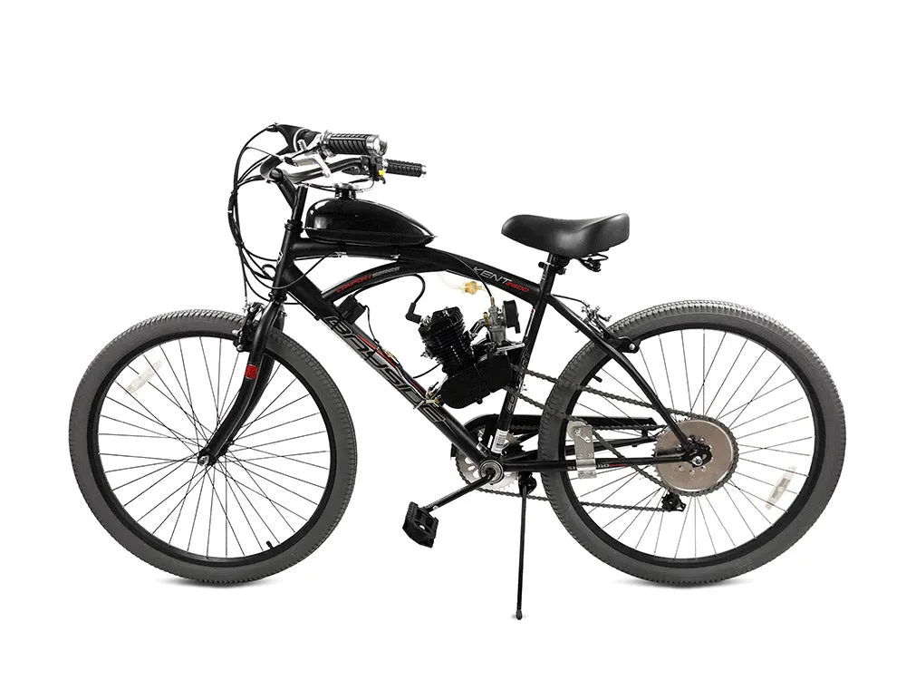 Black Stallion 66cc/80cc Angle Fire Slant Head Motorized Bicycle