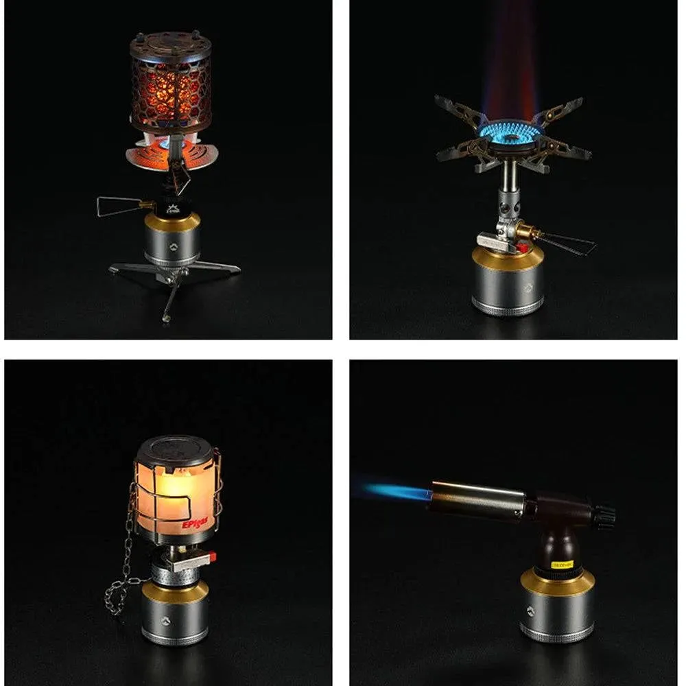 Candlelight Kit Portable Lamp Windproof CandleLight Outdoor Camping GasBurner Light Tent Lamp Picnic BBQ Fishing Lantern