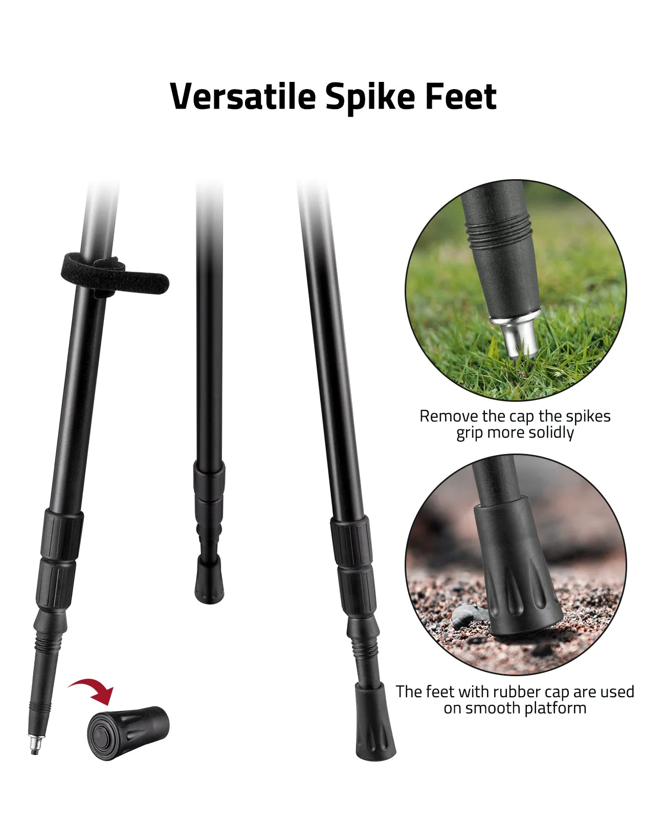 Cvlife Shooting Tripods for Rifles with 360° QD V Yoke Rest