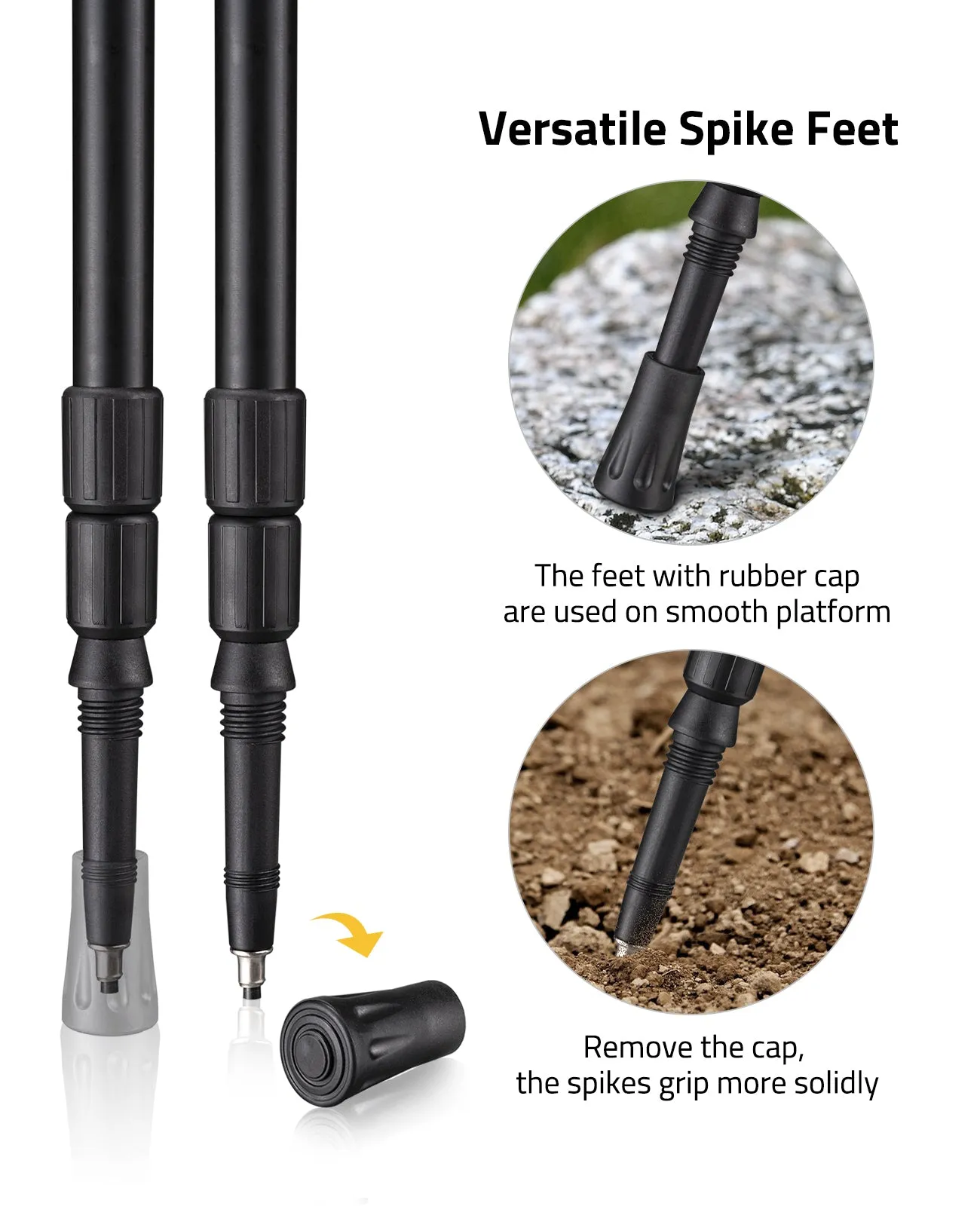 Cvlife Shooting Tripods for Rifles with 360° QD V Yoke Rest