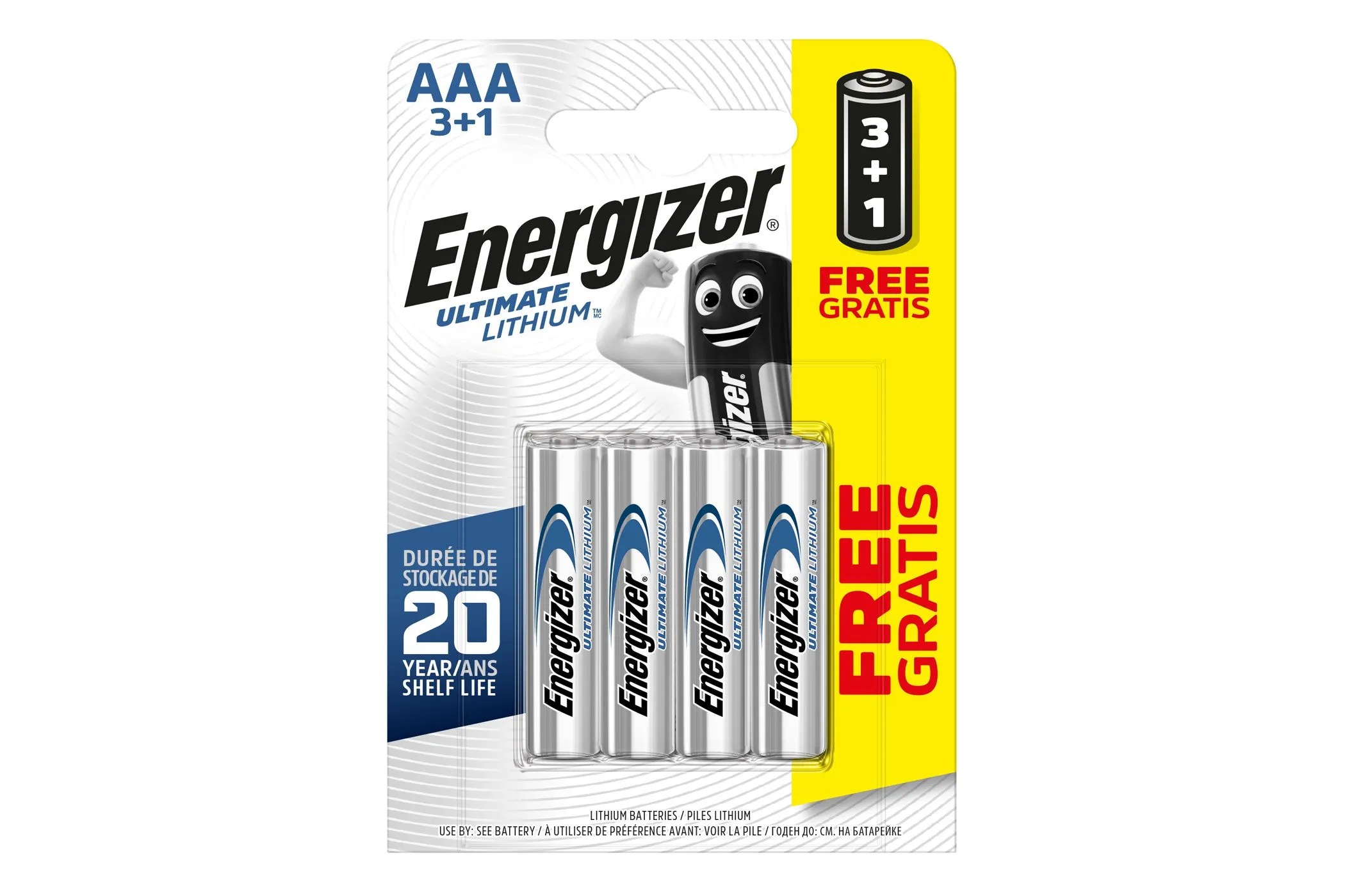 Energizer AAA Ultimate Lithium Batteries - Pack of 12