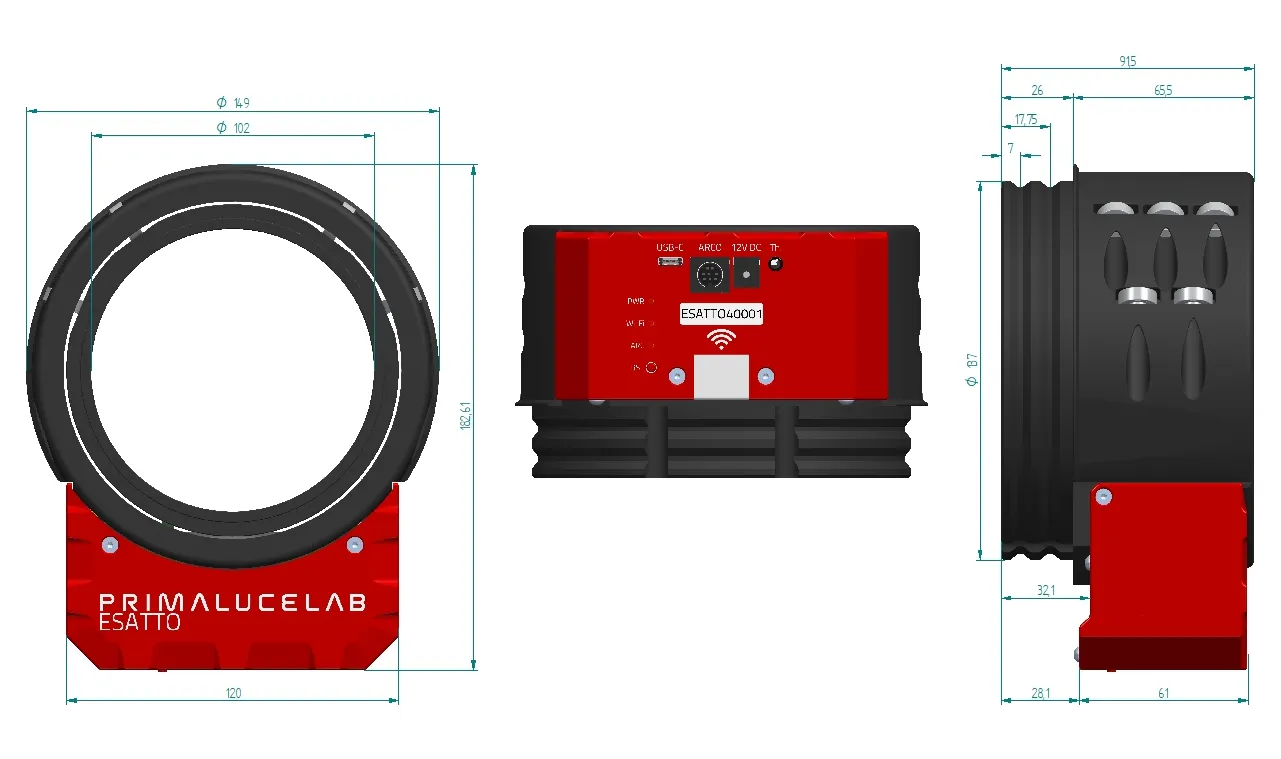 ESATTO 4" robotic microfocuser