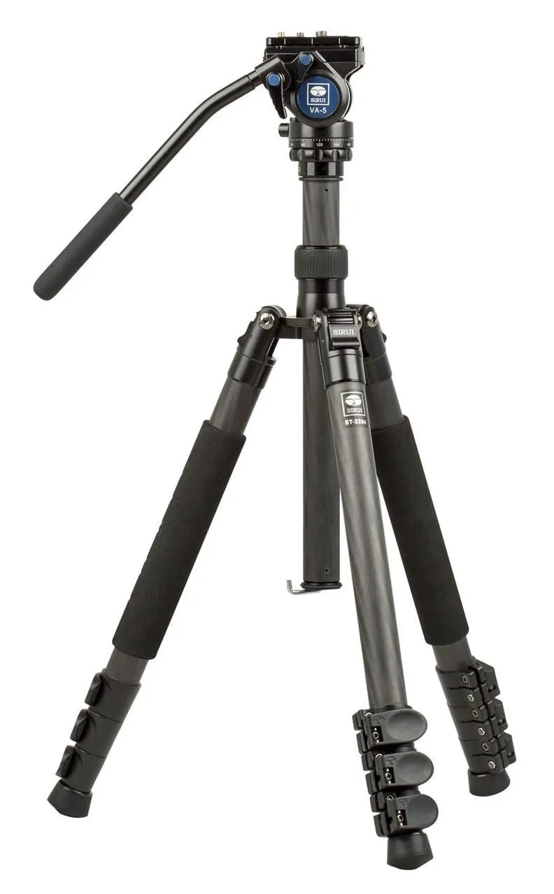 ET-2204 Carbon Fiber Tripod with VA-5 Ball Head