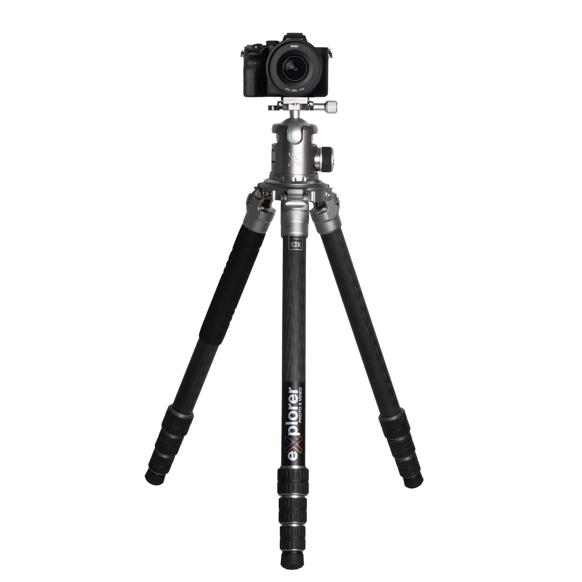 Explorer EX-ACPROKIT Ascent Professional Carbon Fibre Tripod with EX-XL Epic Explorer Extra Large Ball Head