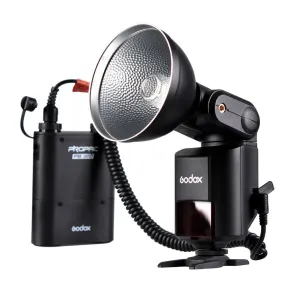 High-Speed Sync Godox Witstro AD360 360W Bare Bulb Flash Speedlite and Battery Kit