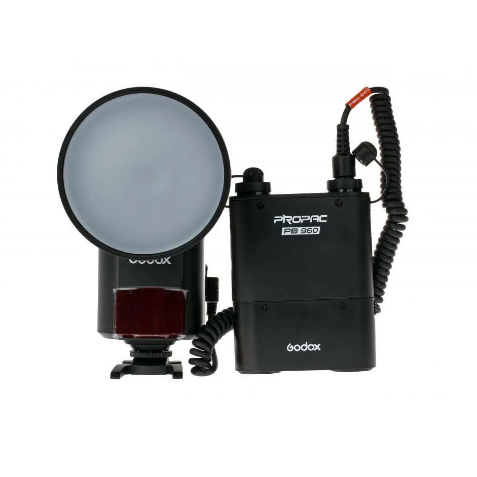 High-Speed Sync Godox Witstro AD360 360W Bare Bulb Flash Speedlite and Battery Kit