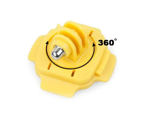 GoPro 360 Degree Curved Surface Adhesive Mount for Hero Cameras-Yellow