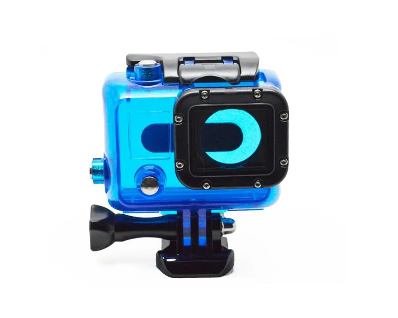 GoPro Waterproof Replacement Housing for Hero 3/ 3 / 4 Camera - Blue