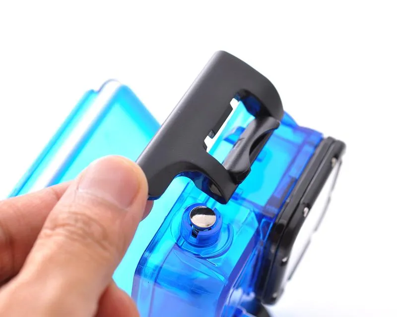 GoPro Waterproof Replacement Housing for Hero 3/ 3 / 4 Camera - Blue