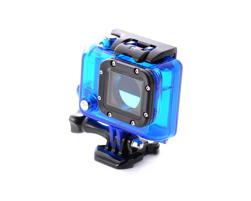 GoPro Waterproof Replacement Housing for Hero 3/ 3 / 4 Camera - Blue