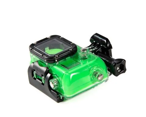 GoPro Waterproof Replacement Housing for Hero 3/ 3 / 4 Camera - Green