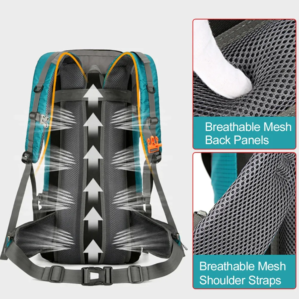 Hiking Backpack 70L Waterproof & Lightweight | Free Rain Cover