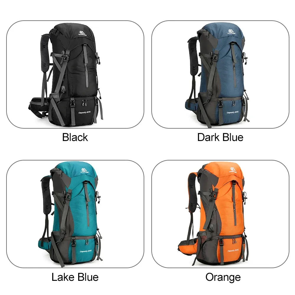 Hiking Backpack 70L Waterproof & Lightweight | Free Rain Cover