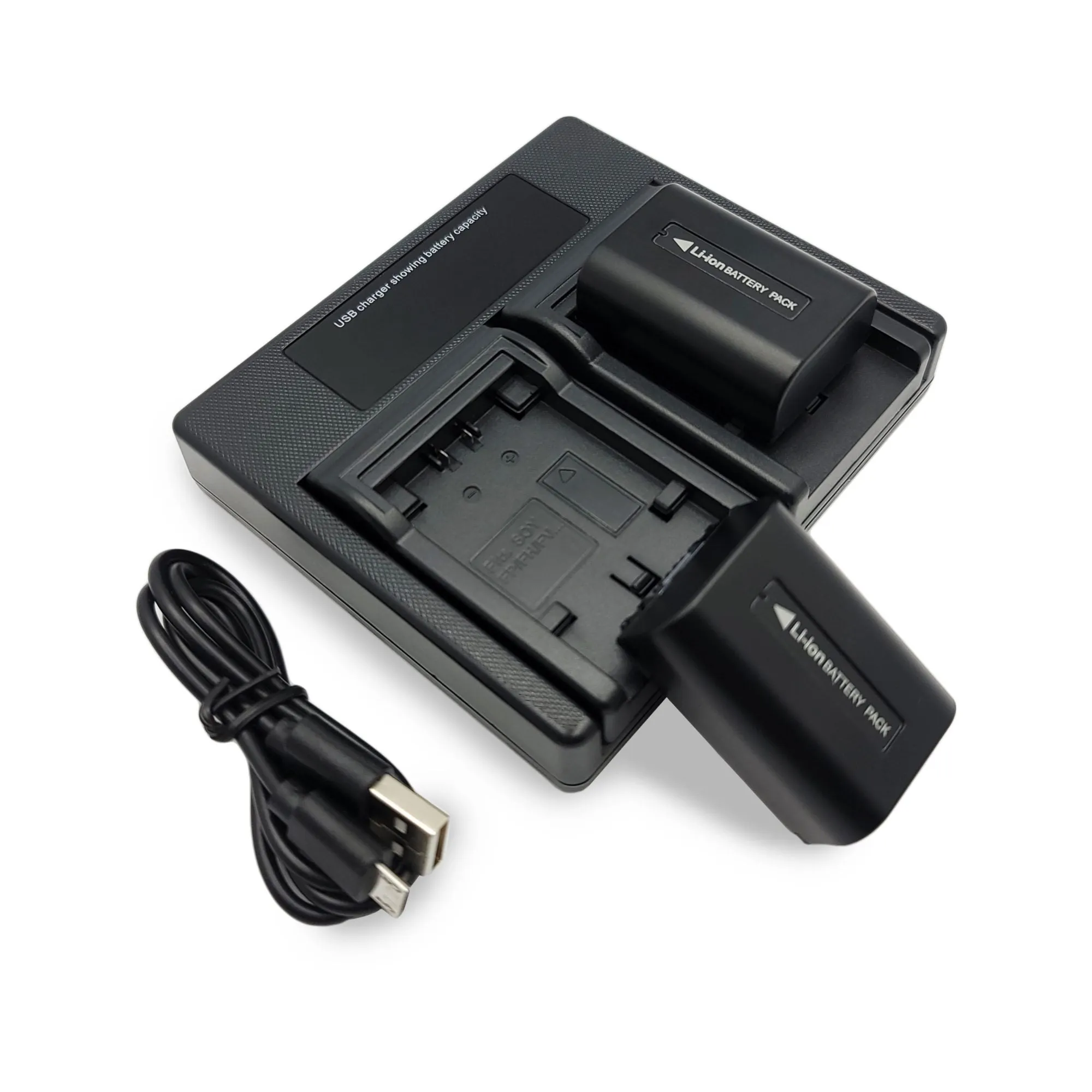 Hridz NP-FV50 Battery & Charger Pack for Sony FV50 FV60 FV70 HDR-XR150 XR160 XR260V XR350 XR550