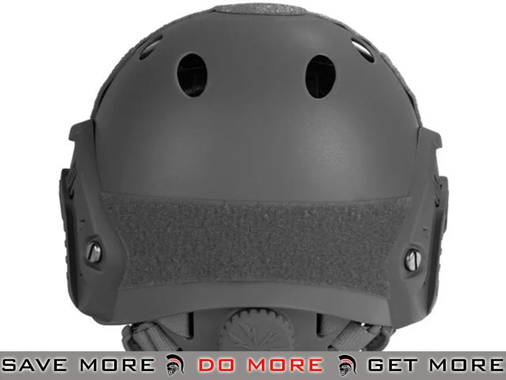 Lancer Tactical Airsoft PJ Type Dial Adjustment Bump Helmet - Black