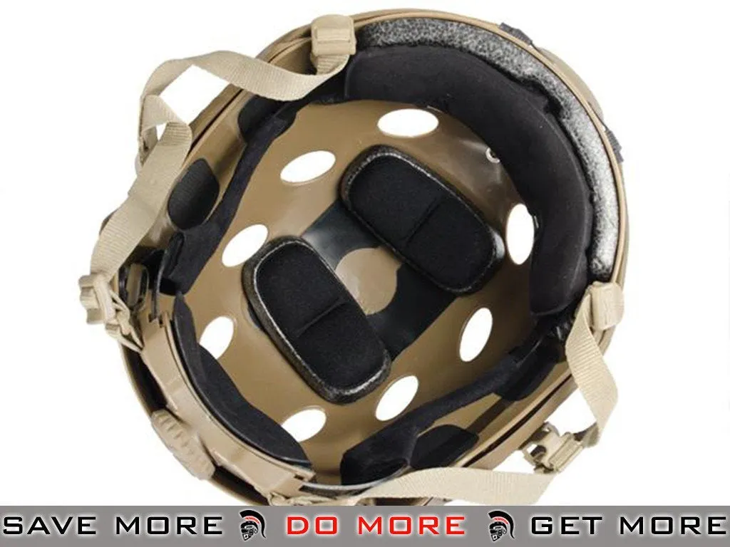 Lancer Tactical Airsoft PJ Type Dial Adjustment Bump Helmet - Black