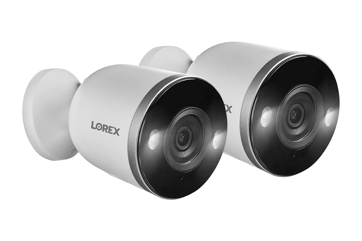 Lorex 2K Spotlight Indoor/Outdoor Wi-Fi Security Camera (2-pack, Cloud-Enabled) - Open Box