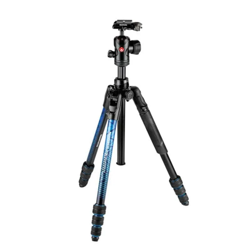 Manfrotto Befree Advanced Aluminium Travel Tripod with Ball Head (Black, Red, Blue)